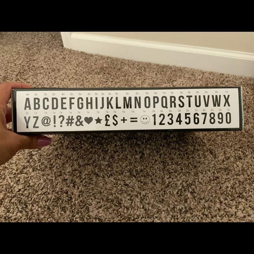 Cinema Light Box with Letters - Picture 2 of 5